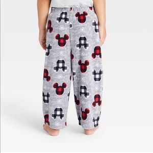 Toddler holiday mickey mouse fleece pajama pants